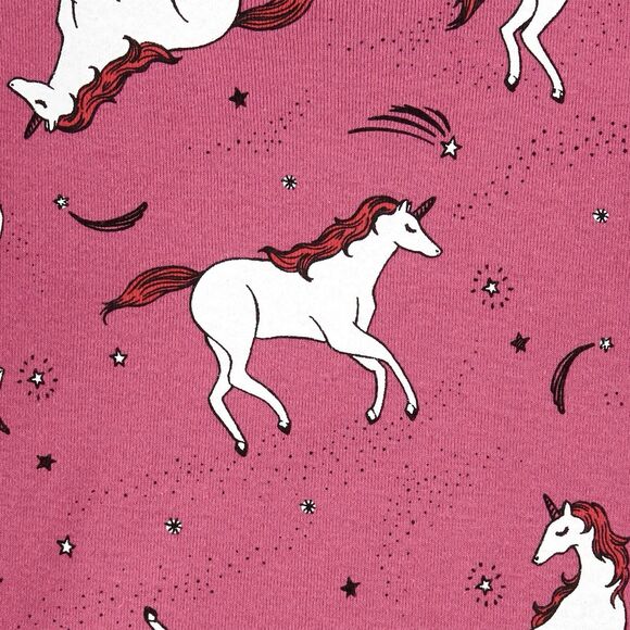 Carter's PJ Set Long Sleeve Shirt & Pants Set Unicorn Pink Girls Toddler 2T/2A - Picture 2 of 16